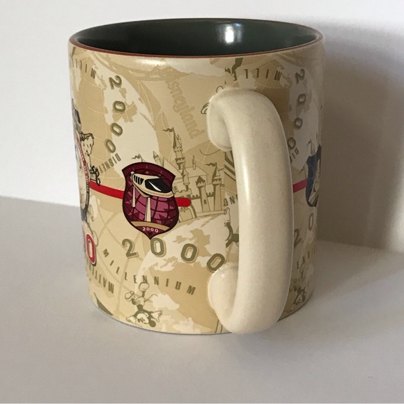Disneyland Mickey Mouse 2000 Millennium Coffee Tea Soup Mug 16oz Ceramic - Picture 4 of 12